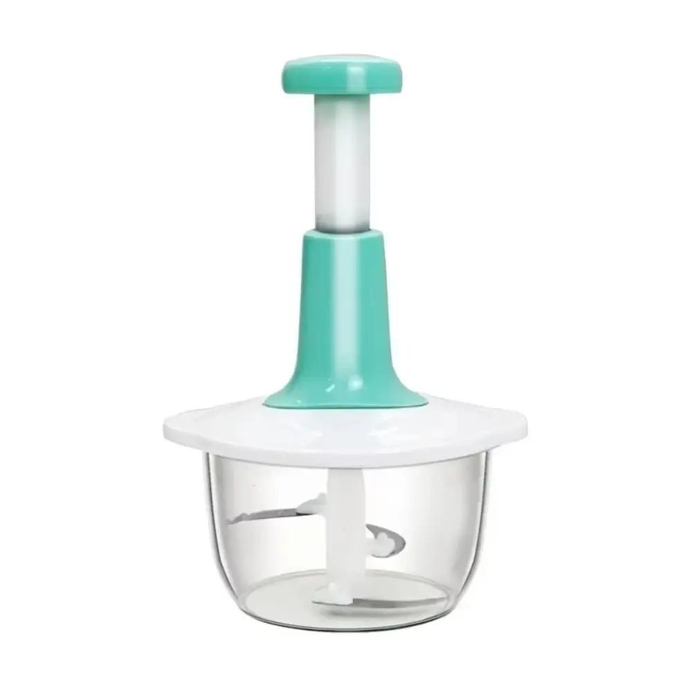 1.5L Manual Push Food Chopper | Multipurpose Vegetable & Garlic Cutter - O Galaxy Mart