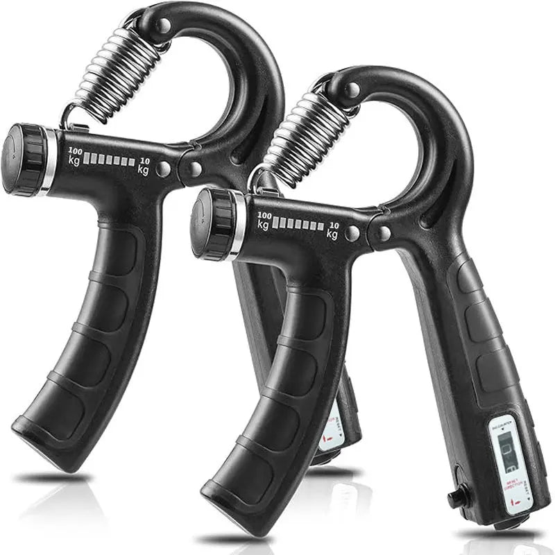 Adjustable Hand Grip Strengthener with Counter | 5-60KG Resistance