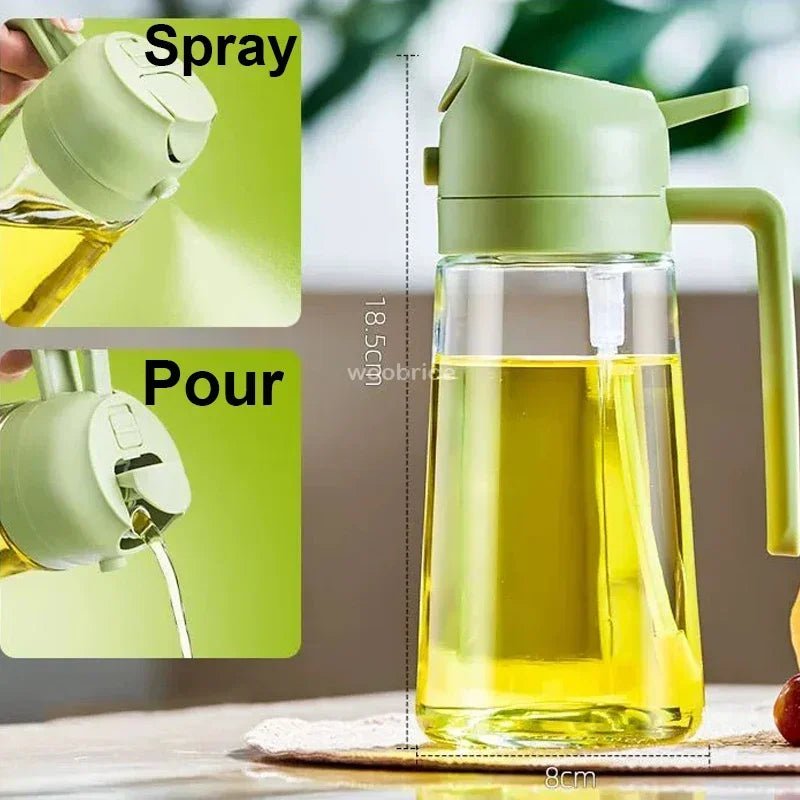 2-in-1 Olive Oil Sprayer & Pour Dispenser - O Galaxy Mart