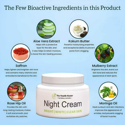 Anti Aging Night Cream & Night Lotion Deal (Pack of 2)