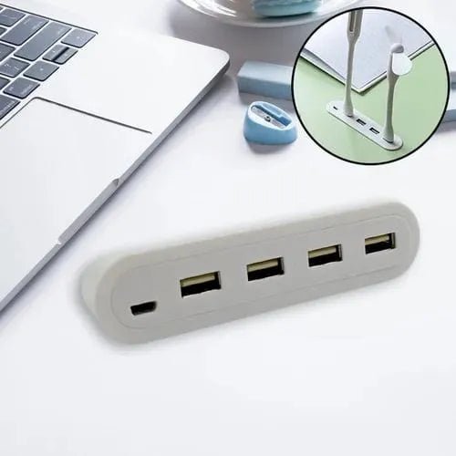 4-in-1 USB Hub Adapter | High-Speed Multi-Port Extension Hub - O Galaxy Mart
