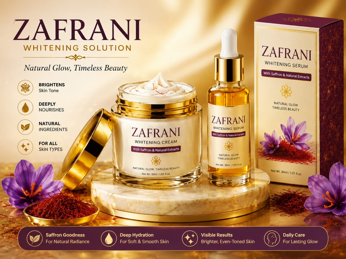 Zafrani Beauty Cream | Brightening & Glow Care