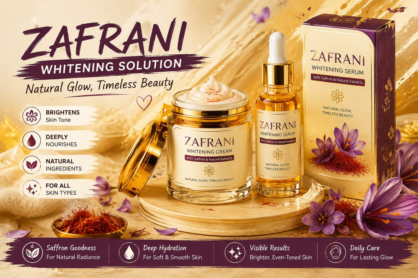 Zafrani Beauty Cream | Brightening & Glow Care