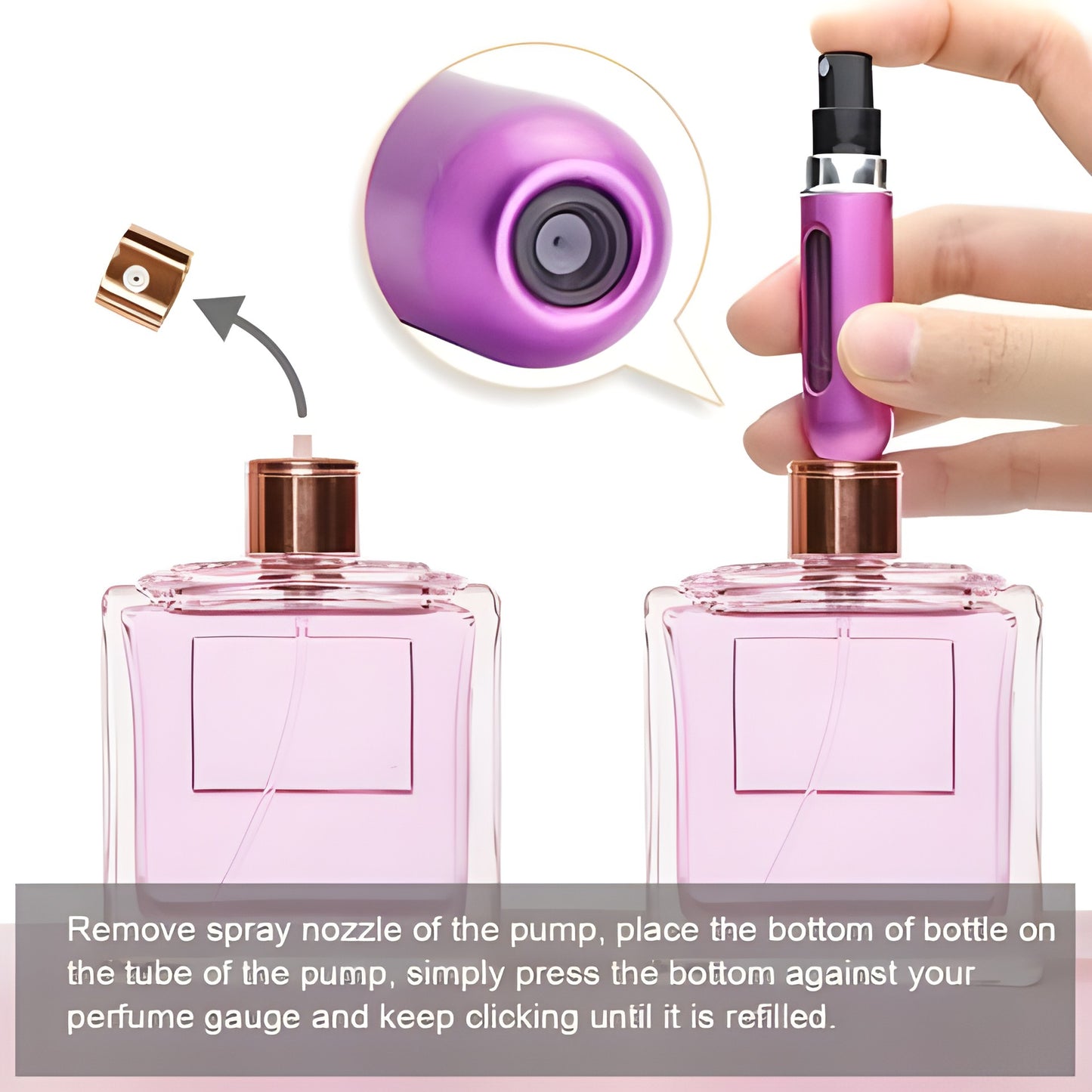 5ml Mini Refillable Perfume Bottle | Buy 1 get 1 Free