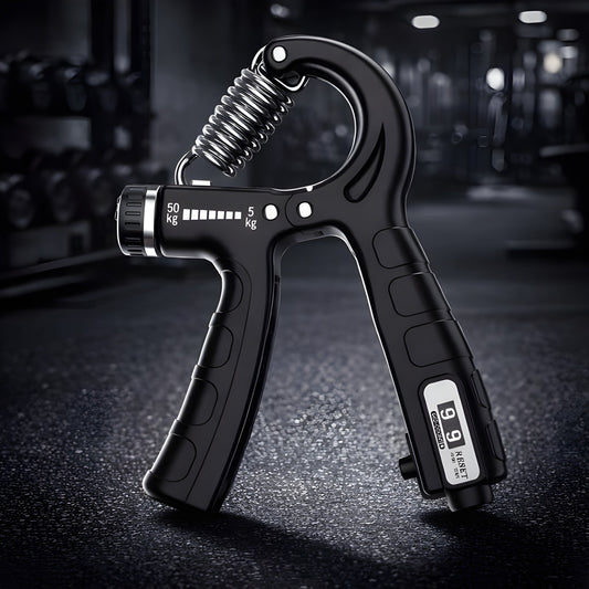 Adjustable Hand Gripper Exerciser with Counter | 5-60KG Resistance - O Galaxy Mart