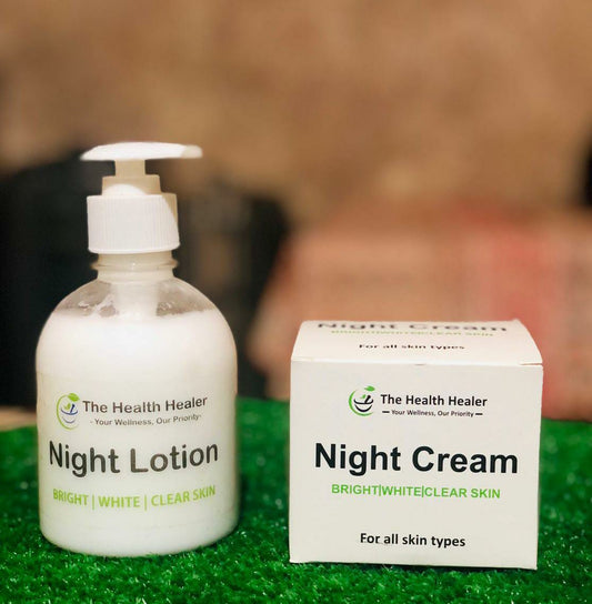 Anti Aging Night Cream & Night Lotion Deal (Pack of 2) - O Galaxy Mart