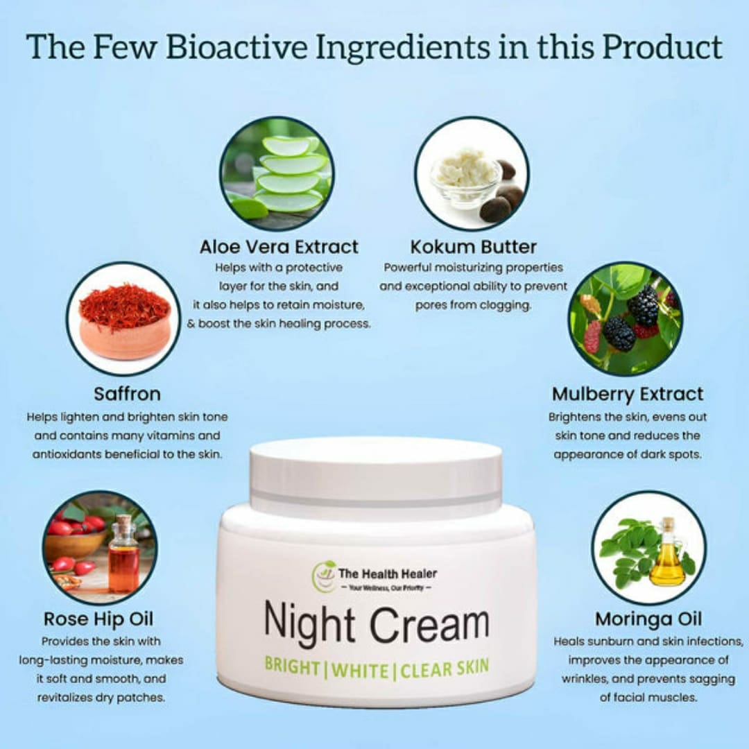 Anti Aging Night Cream & Night Lotion Deal (Pack of 2) - O Galaxy Mart