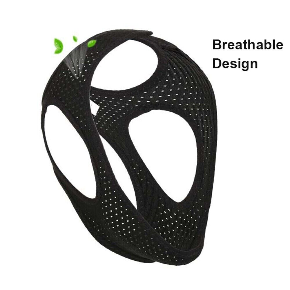 Anti Snoring Chin Strap Sleep Apnea Snore Stop Belt Snoreless Sleep Jaw Solution - O Galaxy Mart