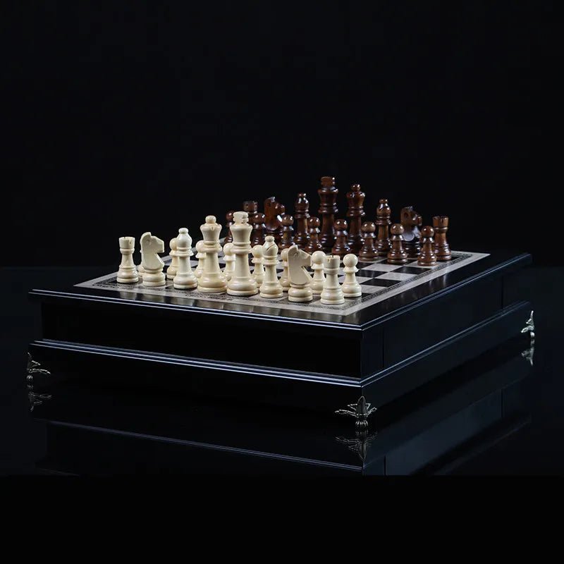 Chess And Chess Wooden Ornament Decoration Teaching Competition - O Galaxy Mart