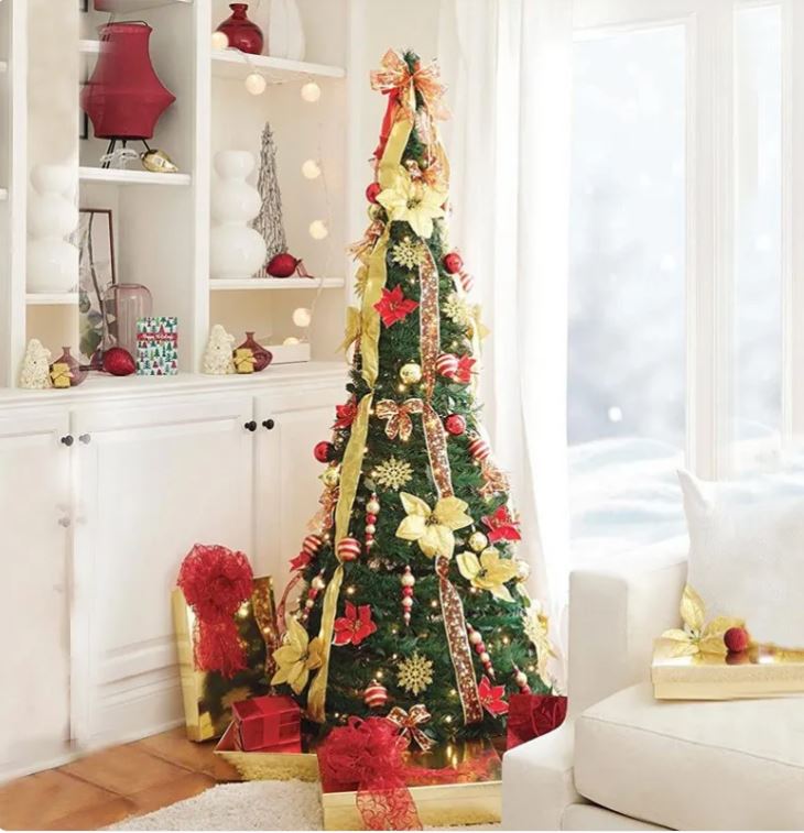 Decorative Foldable Colorful Spiral Christmas Tree - O Galaxy Mart
