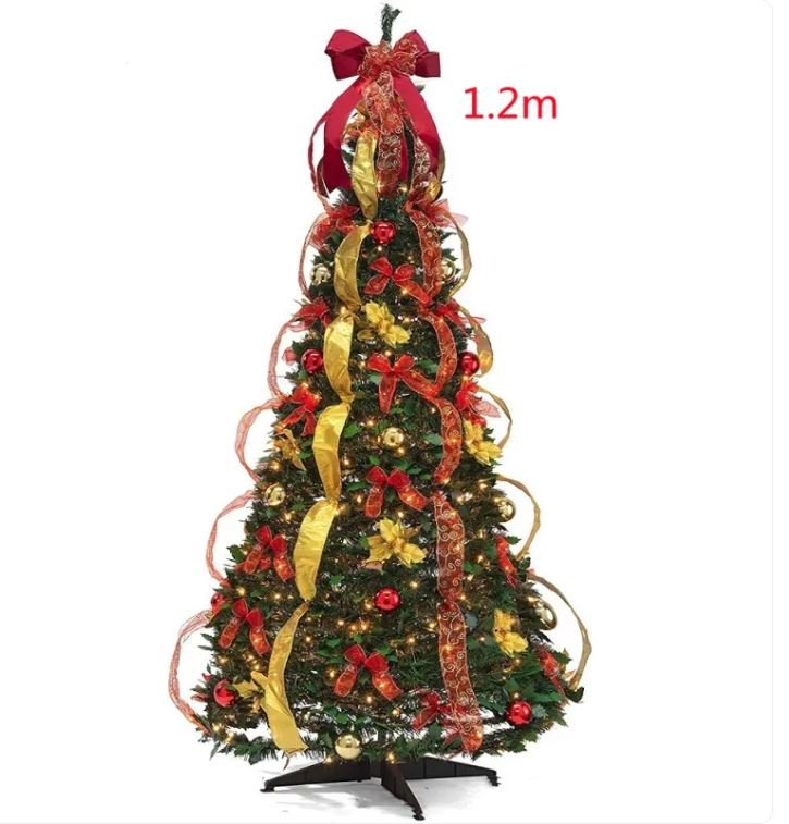 Decorative Foldable Colorful Spiral Christmas Tree - O Galaxy Mart