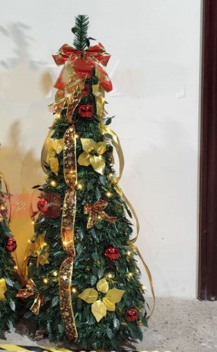 Decorative Foldable Colorful Spiral Christmas Tree - O Galaxy Mart
