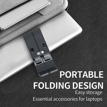 Foldable Aluminum Laptop Stand | Adjustable Portable Notebook Holder for MacBook & PC