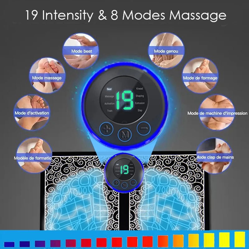 EMS Foot Massager – Smart Electric Foot Massage Pad for Relaxation & Comfort - O Galaxy Mart