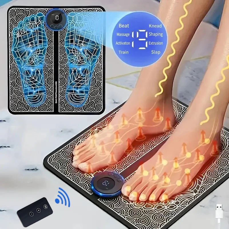 EMS Foot Massager – Smart Electric Foot Massage Pad for Relaxation & Comfort - O Galaxy Mart