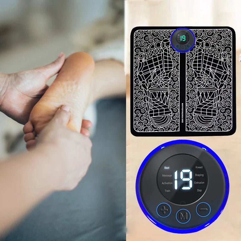 EMS Foot Massager – Smart Electric Foot Massage Pad for Relaxation & Comfort - O Galaxy Mart