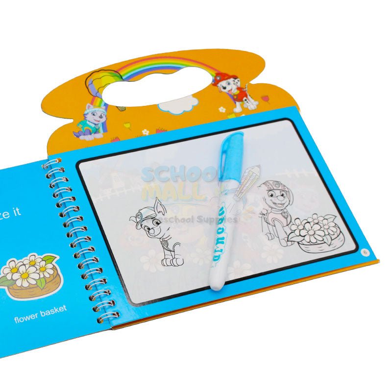 Magical Drawing Books With Pen, Water Reveal Activity Book For Kid (random Design Books) - O Galaxy Mart
