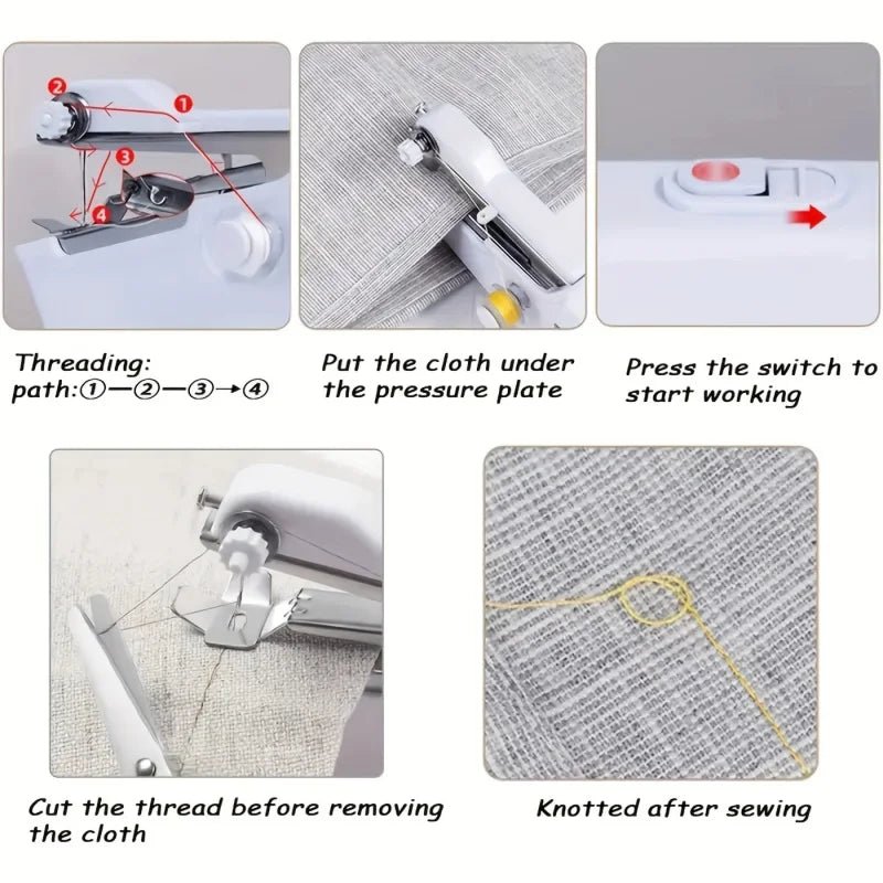 Mini Portable Handheld Sewing Machine - O Galaxy Mart