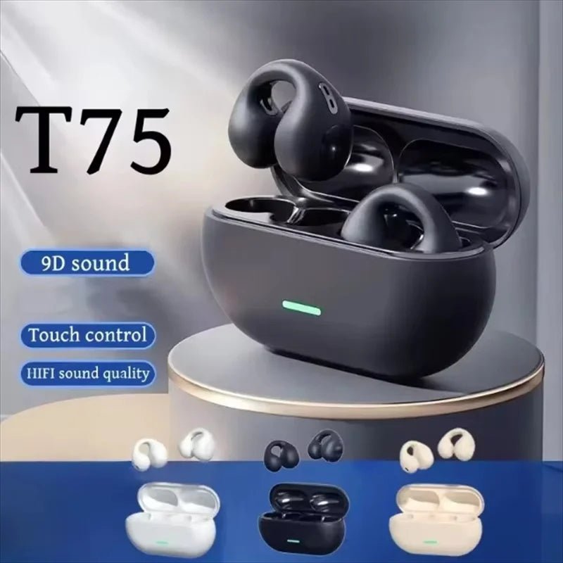 Original T75 TWS Wireless Earbuds - O Galaxy Mart