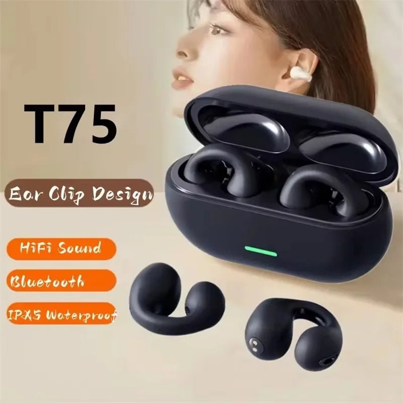 Original T75 TWS Wireless Earbuds - O Galaxy Mart