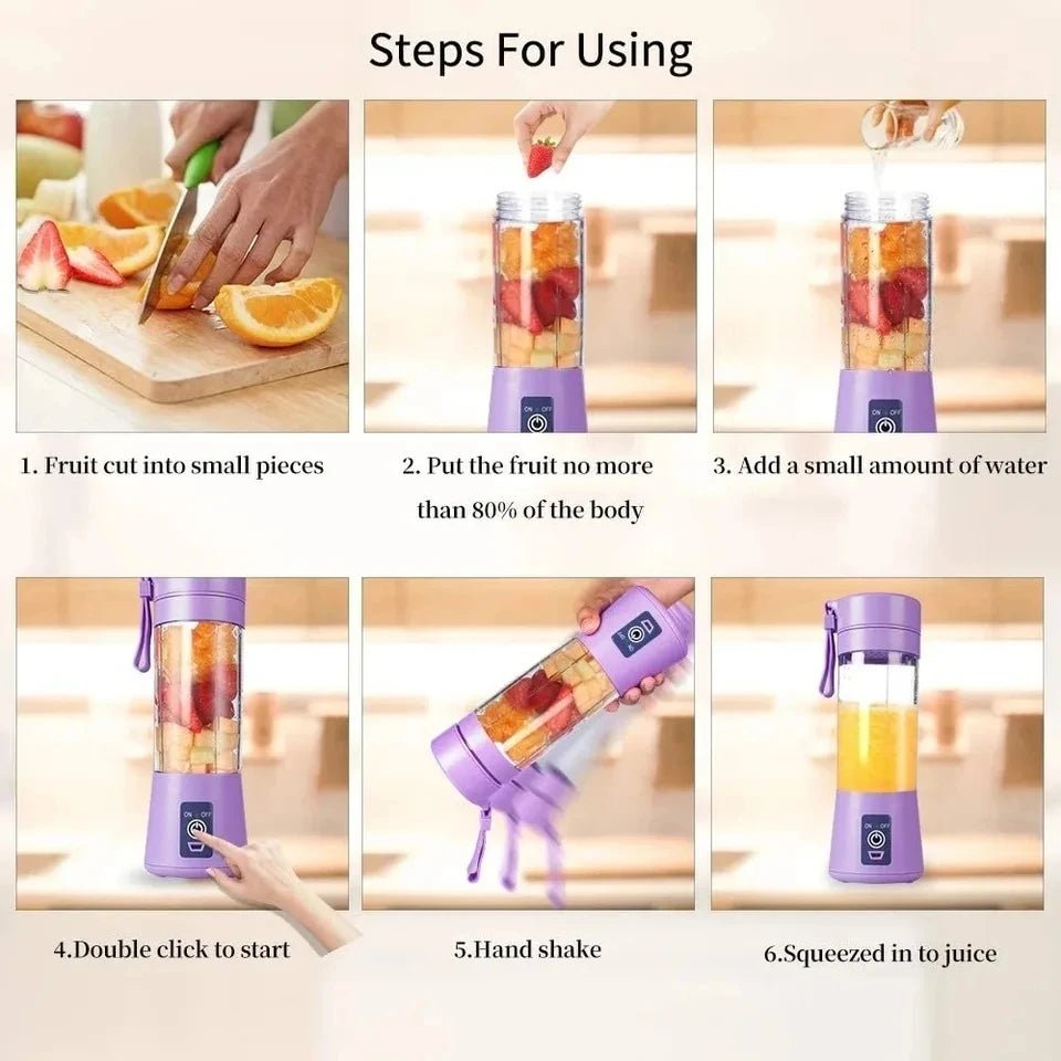 Portable Juicer Blender 380ML - O Galaxy Mart