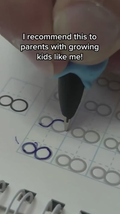 Montessori Sank Magic Practice Books | Tracing & Writing Learning Set (4 Books)